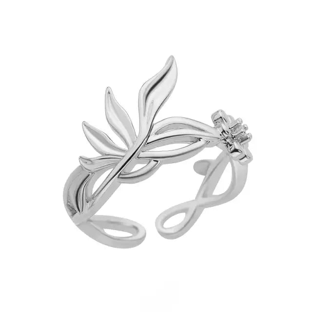 Anel Ramo Prata - Lazzury